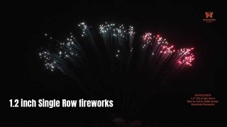 চাইনিজ কারখানার পাইকারি 1.2'' 13 শট একক সারি এস কেক আতশবাজি