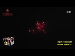 Chinese 26 Shots Golden Willow Consumer Cake Fireworks