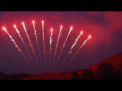 1.3g উৎসব একক সারি আতশবাজি স্যালুট পাইরোটেকনিক্স 10 শট চাইনিজ আতশবাজি