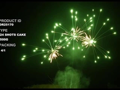 ম্যান্ডারিন পাইরোটেকনিক্স কনজিউমার কেক ফায়ারওয়ার্ক 24 শট 500 গ্রাম পার্টির জন্য