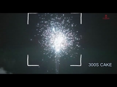 সিই এক্স এএফএসএল অনুমোদন সহ ইফেক্ট মেশিন বন্দুক 300 শট 500 গ্রাম ফায়ারওয়ার্ক কেক