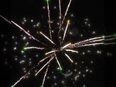 25 শট পাইরোটেকনিক কেক ফায়ারওয়ার্ক কাস্টমাইজড 180x180x225 সেমি