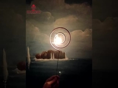 ললিপপ সুগার-রুটি ললিপপ স্পার্কলার, কিডস / কিডস ইনডোর ধোঁয়াশাহী স্পার্কলার