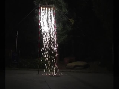 রূপা / স্বর্ণ রঙিন বিবাহ উৎসব ঝর্ণা আতশবাজি 0.029 CBM