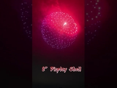 ফায়ারওয়ার্ক বল 8 ইঞ্চি ডিসপ্লে শেল ফায়ারওয়ার্ক 1.3 জি পেশাদার ডিসপ্লে শেল ফায়ারওয়ার্ক বিক্রয়