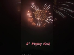 পাইকারি সরবরাহ ম্যান্ডারিন পেশাদার 4 ইঞ্চি প্রদর্শন শেল ফায়ারওয়ার্ক 1.3g পাইরোটেকনিক্স