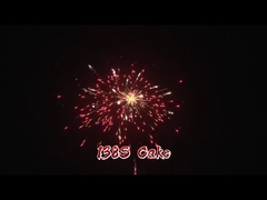 পাইকারি আতশবাজি ১ ইঞ্চি ১.২ ইঞ্চি ১৩৯ শট আউটডোর পাইরো কনজিউমার কেক আতশবাজি, সিই চিহ্ন সহ