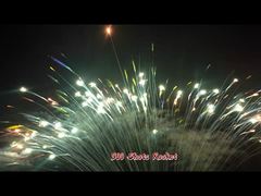 ৩০০ শট কাস্টমাইজযোগ্য কেক ফায়ারওয়ার্ক আউটডোর ১.৩ জি পেশাদার রঙিন দিবালোক ফায়ারওয়ার্ক