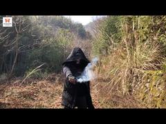 চীনা ওয়্যার টানুন দ্বৈত ধোঁয়া রঙ ফ্লেয়ার রেইনবো ধোঁয়া আতশবাজি চীন দিবালোক পাইরো ধোঁয়া বোমা