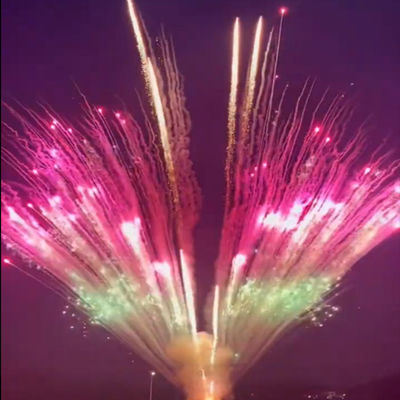 Liuyang Mandarin Fireworks Factory Wholesale Customized Cheap Price Pyro Fireworks Cake Standard Outdoor Fireworks Wedding