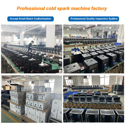 750W Wireless DMX Control Cold Pyro Sparkler Fireworks Fountain Machine For DJ Stage Wedding Party Cold Spark Machine