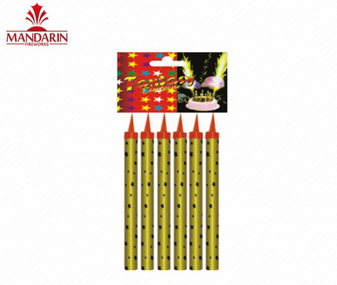 নাইটক্লাবের জন্য 12cm 10cm আইস কেক ফাউন্টেন মোমবাতি 40S সময়কাল